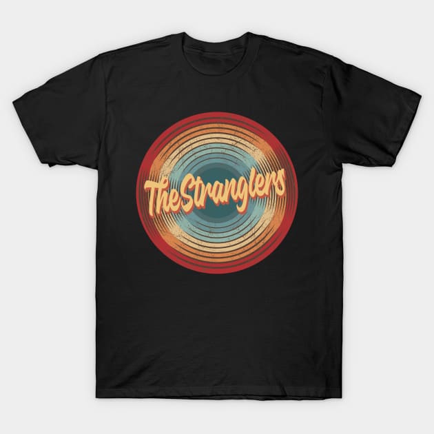 The Stranglers Vintage Circle T-Shirt by musiconspiracy